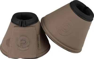 Immagine prodotto di Eskadron Campane per zoccoli in ecopelle Platinum 2025 Campane da salto Smoky Taupe XL