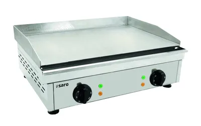 Produktbild von Saro FRY TOP GM 610 L, Edelstahl, Freistehend, Edelstahl, 2 Zone(n), Drehregler, 300 °C