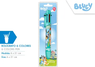 Obrázok produktu pre Długopis Bluey 6 kolorów BY00002