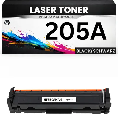 Produktbild von Toner kompatibel für HP CF530A(205A) Color LaserJet Pro M154a/M154nw Color LaserJet Pro MFP M180n/M180nw/M181fw in Schwarz