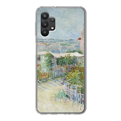 Produktbild von MuchoWow® Handyhülle Schutzhülle Hülle für Samsung Galaxy A32 5G Montmartre: hinter der Mühle von Galette - Vincent van Gogh Silikon Softcase Handy Hülle - Softcase