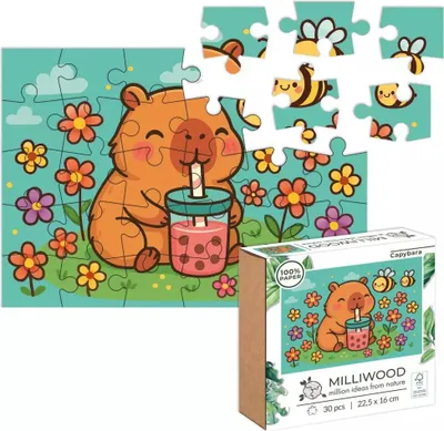Produktbild von Puzzle Milliwood 30 elementów. Kapibara