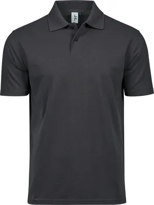 Produktbild von Tee Jays 1200 | Power Polo - Herren Poloshirt - Waschbar bis 60 °C - Farbe: Dark Grey (Solid) - Größe: L