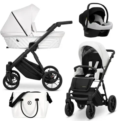 Produktbild von Kinderwagen Kunert Ivento 3in1 – Farbe: Weißperlmutt