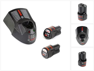Zdjęcie produktu dla Bosch 1 600 A00 X7E, Bateria, Litowo-jonowa (Li-Ion), 3 Ah, 12 V, BOSCH, Czarny