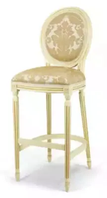 Produktbild von Barhocker Barstuhl Stoff Design Barstühle Bar Hocker Stühle Italien