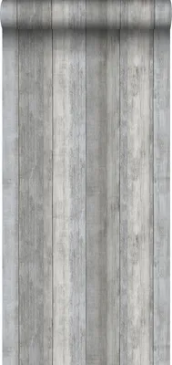 Produktbild von Sanders & Sanders Tapete Holzoptik Blau und Grau - 640054 - 53 cm x 10 m