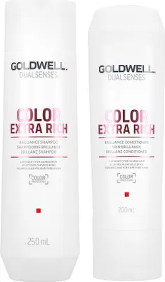 Zdjęcie produktu dla Goldwell DualSenses Colour Extra Rich Szampon 250ml + Odżywka 200ml