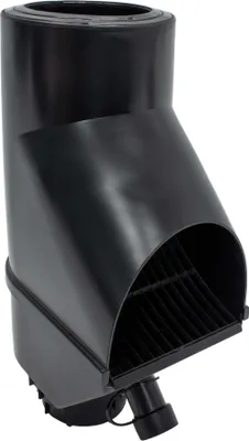 Produktbild von Jardinion Regenwasserfilter, Fallrohr Laubabscheider Schwarz 30,5 x 12 x 17,5cm Regenwassersammler für Fallrohr DN75, DN85, DN100
