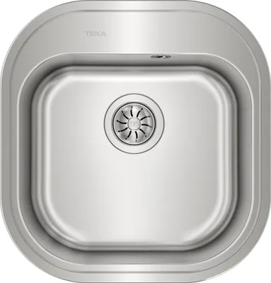 Zdjęcie produktu dla Teka Stylo 1C, Zlew zamontowany na szczycie, Kwadrat, Stal nierdzewna, Stal nierdzewna, 1 mis(y), Kwadrat