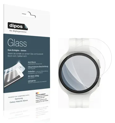 Immagine prodotto di 2x Pellicola Protettiva per Samsung Galaxy Watch9 40mm Protezione opaco Vetro Flessibile 9H dipos