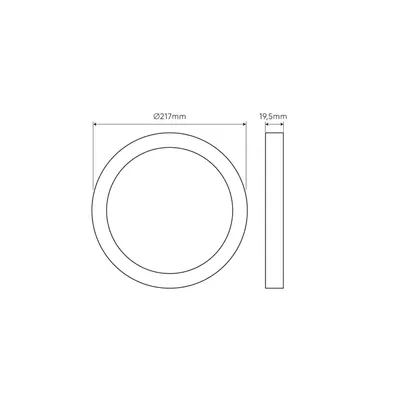 Immagine prodotto di Faretto da incasso 18W | rotondo, senza sfarfallio, 1800lm | plafoniera CCT colori regolabili 3000-5000 K | set da 10