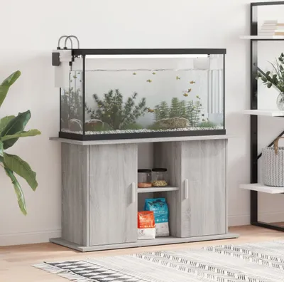 Produktbild von Cloris Designermöbel Aquariumständer Grau Sonoma 101x41x58 cm Holzwerkstoff 2024 Neu
