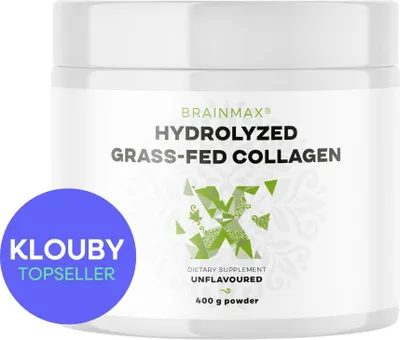 Zdjęcie produktu dla BrainMax Kolagen Hydrolizowany, Grass-fed Collagen, 400 g