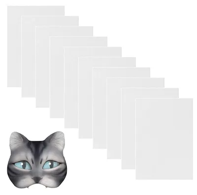 10er-Pack Fursuit-Augen-Netz, 30x20 cm, weiß, wasserdicht