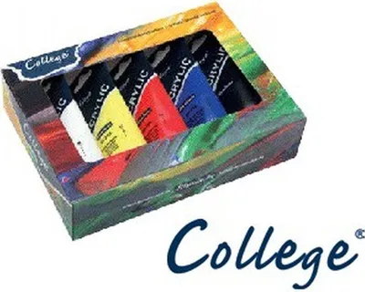 Schmincke College Kartonset 5 x 75ml 83 702 097 Acrylfarben ***