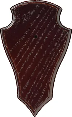 Produktbild von Trophäenbrettchen aus Eiche (dunkelgebeizt)