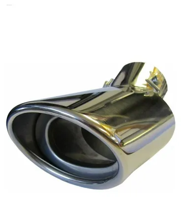 Obrázok produktu pre Univerzálna koncovka výfuku, 33–53 mm, dĺžka 13 cm, chróm
