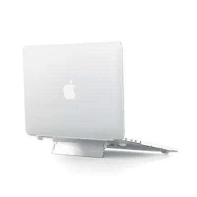 Produktbild von MacBook Hülle mit Standfunktion – Transparente Schutzhülle für MacBook Air 13,6 Zoll (2022–2025) – Passend für A2681 / A3113 / A3240