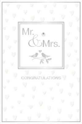 Produktbild von ARTEBENE Motivkarte Hochzeit Mr. & Mrs. Weiß A6