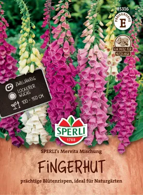 Produktbild von SPERLI Fingerhutsamen Mervita Digitalis purpurea 150 Pflanzen