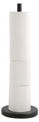 Obrázek produktu pro Koupelnový stojan na toaletní papír, 43 cm, RILANO, černý
