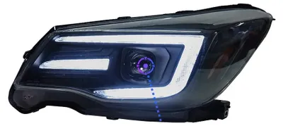 Obrázek produktu pro Sada světlometů, LED provedení, kompatibilní s vozy Subaru Forester 2013–2016, pro halogenové žárovky