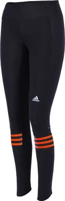 Produktbild von adidas Damen Laufhose Response Long Tight Women Gr.XXS schwarz-rot (AA5664)