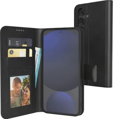 Produktbild von EAZY CASE Business Hülle für Samsung Galaxy S24 FE klappbar, Premium Kunstleder Handyhülle mit Kartenfach
