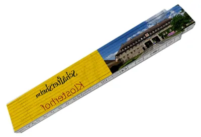 Produktbild von Meterstab mit Motiv des Klosterhofs in Schäftersheim