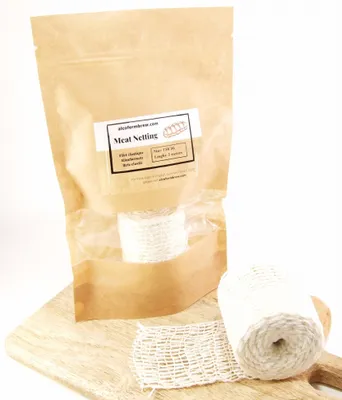 Produktbild von Räuchernetz 150/36 x 5M, Fleisch Netz, Lachsschinken Netze, Rollbraten Netz, Schinken Netz