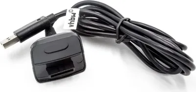 Produktbild von vhbw USB-Ladekabel kompatibel mit Microsoft Xbox 360 Spielekonsole - Kabel, 1,4 m Schwarz