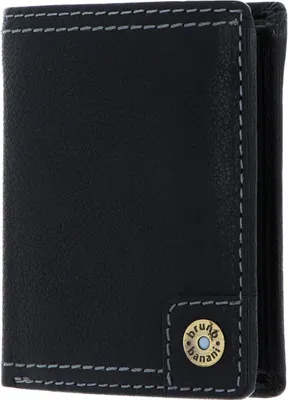 Produktbild von bruno banani Leder Geldbörse Men's Wallet Black schwarz