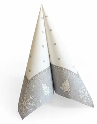 Obrázok produktu pre PAPSTAR  88325 PAPSTAR Weihnachts-Motivservietten "X-Mas", silber