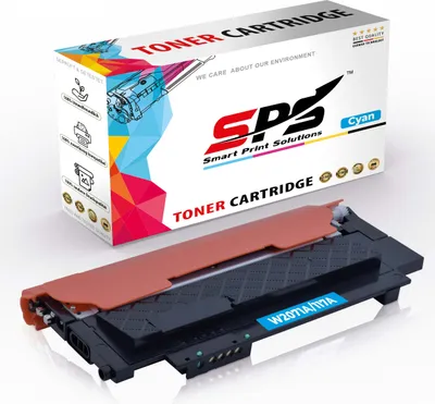 A toner cartridge and its packaging are shown against a white background.