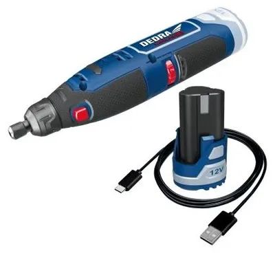 Image de Ponceuse droite sans fil 12 V, 1 batterie 2,0 Ah - DED7310T10