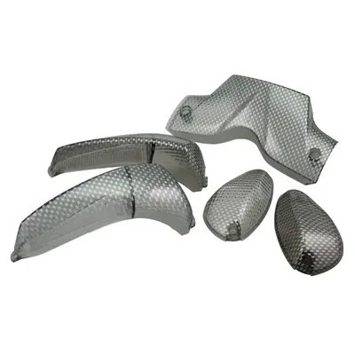 Immagine prodotto di Lenti degli indicatori di direzione e fanale posteriore STR8 per Gilera Runner (dal 2003), carbon look