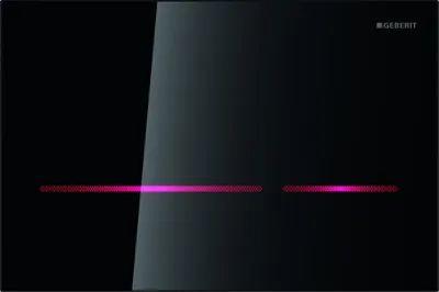 Produktbild von Geberit Betätigungsplatte Sigma 80 Drückerplatte Ersatzteil schwarz 242618SG1