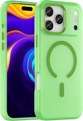 Produktbild von Mobigear Shockproof iPhone 17 Pro Max MagSafe Hülle Hardcase Backcover - Grün
