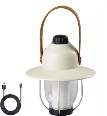 Zdjęcie produktu dla Lampka kempingowa, przenośna latarnia kempingowa LED, wodoodporna lampka nocna, obsługuje 3 kolory i bezstopniowe ściemnianie do namiotu kempingowego, wędrówek, wędkowania