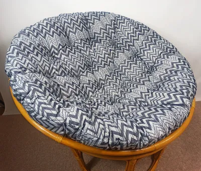 Produktbild von Rattani - Polster , Kissen , Auflage , Ersatzpolster für Rattan Papasansessel , Stoff California Dream Santana 06 , D 120 cm ,  EU .