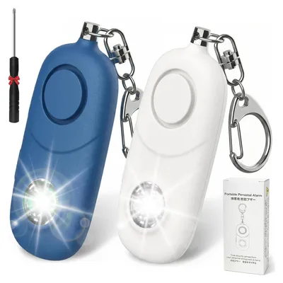 Obrázek produktu pro Osobní alarm, sada 2 kusů - 135 dB, přívěšek na klíče