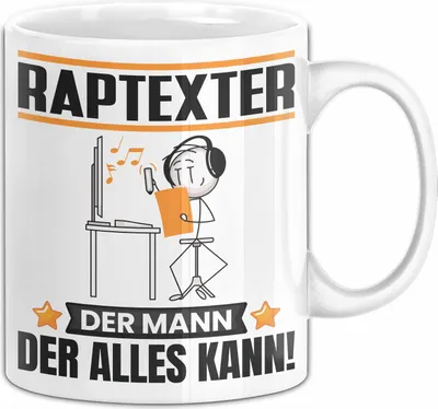 Produktbild von Raptexter Tasse Geschenk für Raptexter Der Mann Der Alles Kann Geschenkidee zum Geburtstag (Weiß)