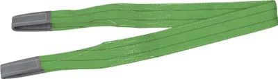 Image de Bande de levage à 2 couches, WLL 2.000 kg, longueur : 3 m, largeur : 75 mm, vert de PETEX