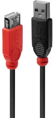Zdjęcie produktu dla Lindy 42817, 5 m, USB A, USB A, USB 2.0, 0,48 Gbit/s, Czarny