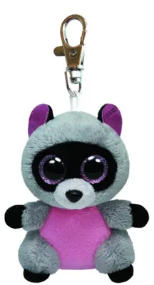 Produktbild von Rocco Clip - Waschbär pink/grau, 8.5cm