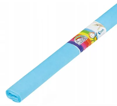 Zdjęcie produktu dla Fiorello, papier krepowany, niebieski, 50x200 cm, rolka do rękodzieła