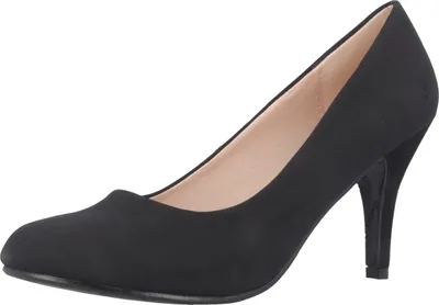 Produktbild von Andres Machado Pumps in Übergrößen Schwarz AM422 Peach Negro große Damenschuhe