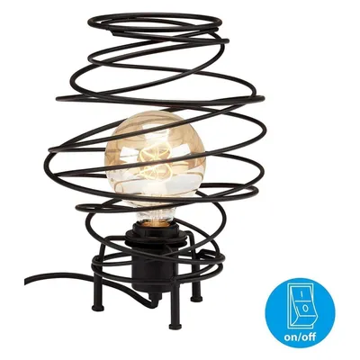 Produktbild von BRILONER Tischleuchte 1xE27 max. 40W schwarz rund