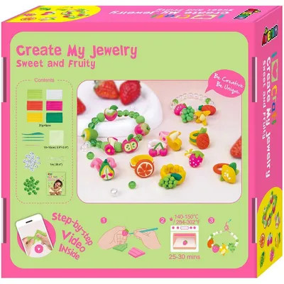 Productafbeelding van Avenir: Ik hou van ambacht. Creëer je eigen, zoete en fruitige sieraden. One size